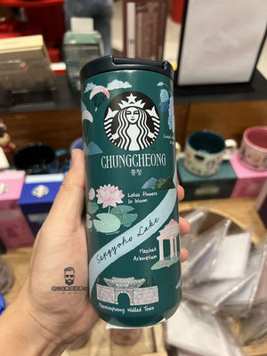 Starbucks Korea Been There Series city souvenir mugs and tumblers featuring iconic Korean landmarks