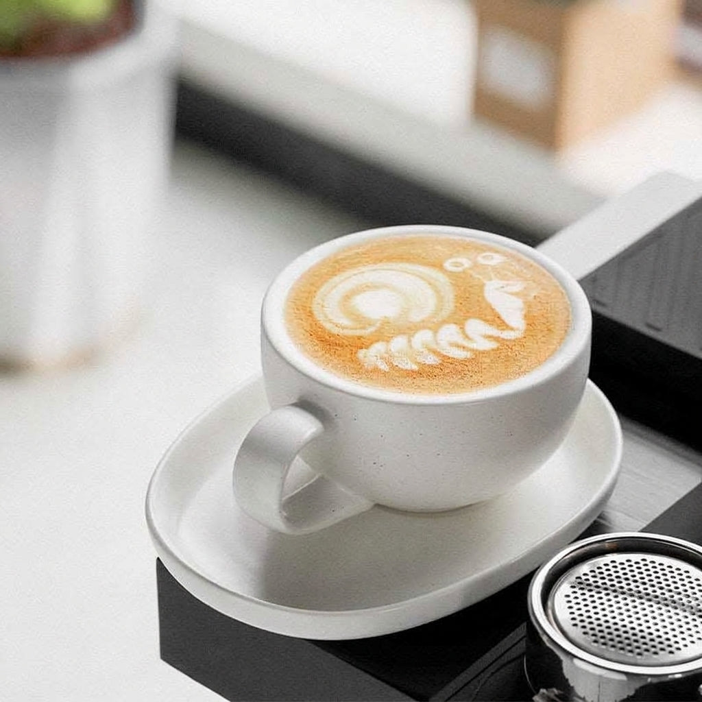 IKAPE ceramic latte cup shown on its own