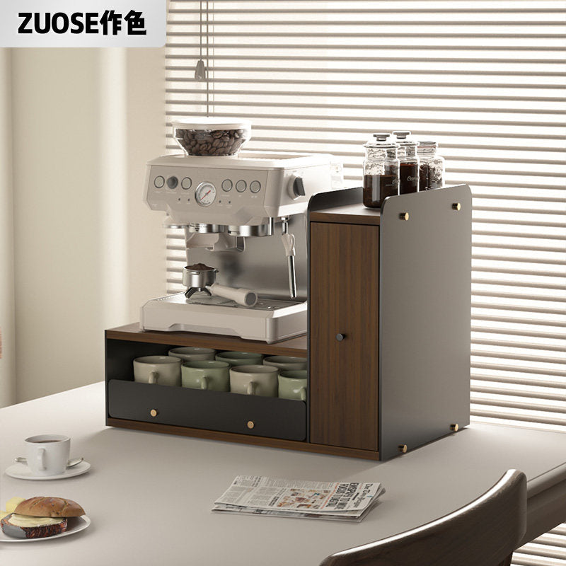Cuptomachine Professional Coffee Corner Organizers  Luxury Wood & Acrylic