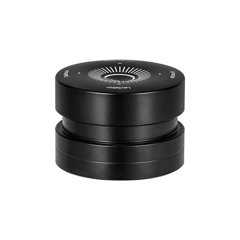 IKAPE Magnetic Espresso Coffee Distributor Tool with magnetic suspension and stainless steel base for even coffee distribution
