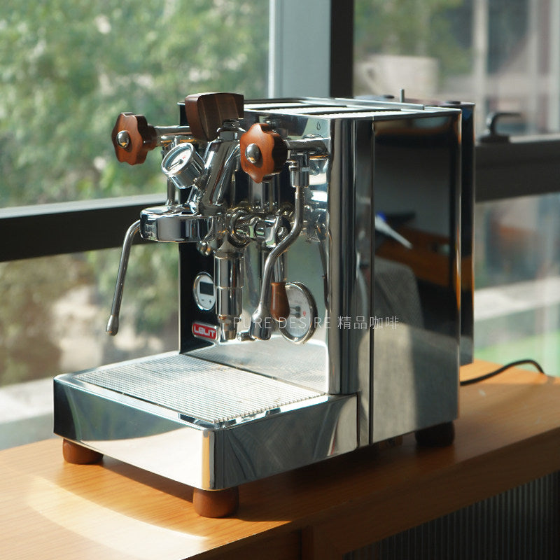 LELIT Bianca V3 Coffee Machine Dual Boiler Transformer Commercial Semi-Automatic Vintage Style E61 Head