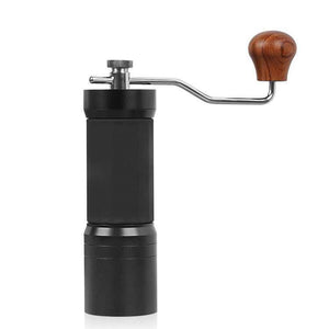 IKAPE Manual Coffee Grinder with adjustable settings and wooden handle