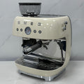 SMEG Espresso Coffee Machine with Grinder  20 Bar Pressure, Built-in Grinder, Milk Frother (EGF03 Style)  Semi Automatic Coffee Maker