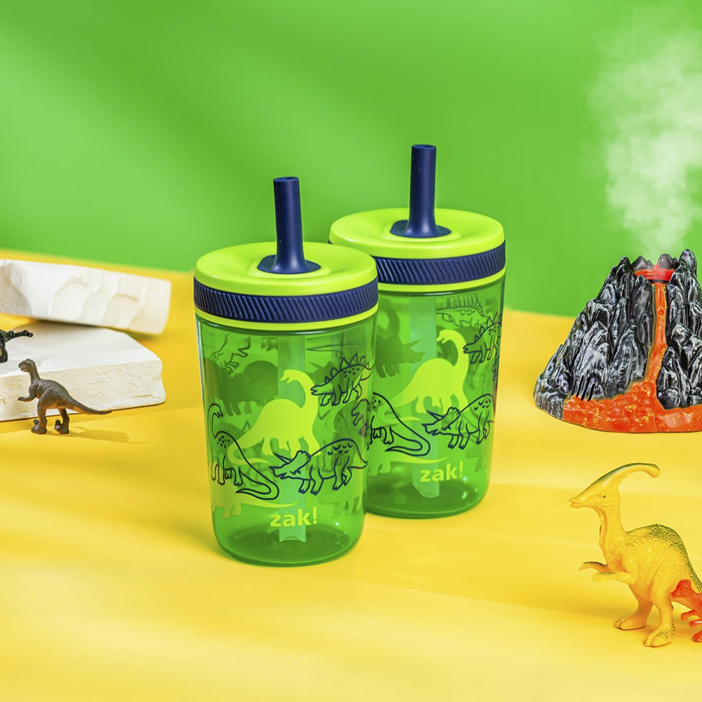 Zak Designs leak-proof kids straw cup, character print option, product photo six