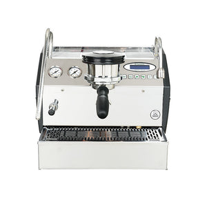 La Marzocco GS3 dual boiler home espresso machine with professional features and sleek design