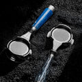 MUVNA Lucifer 58mm Bottomless Portafilter  Premium Resin & Wood Grain Handle