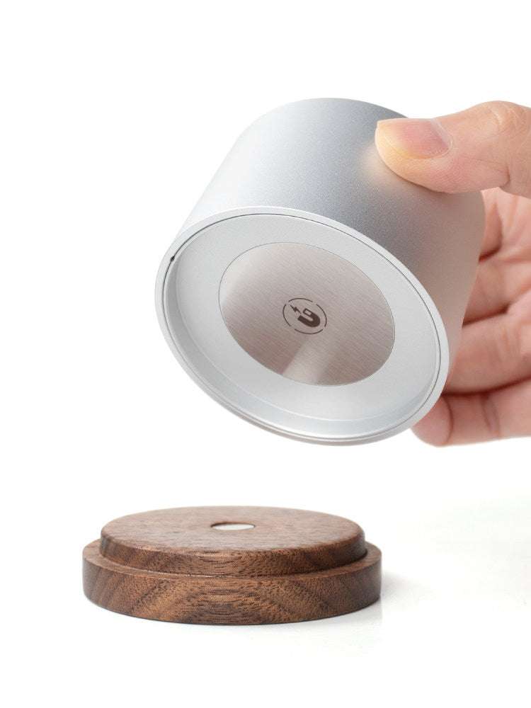 Airflow espresso filter paper holder with walnut wood base