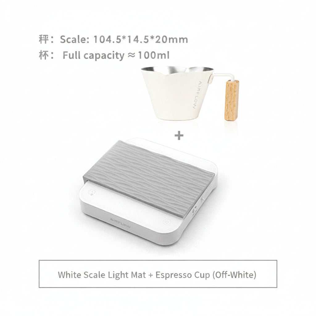 AIRFLOW Mini Digital Coffee Scale with Timer for precise espresso brewing