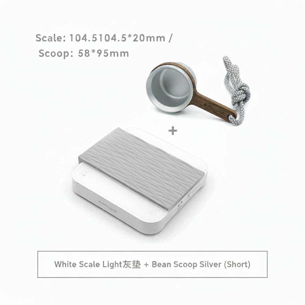 AIRFLOW mini digital coffee scale with timer for precise espresso measurement