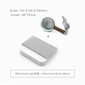 AIRFLOW mini digital coffee scale with timer for precise espresso measurement