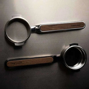AIRFLOW wood handle 58mm bottomless espresso portafilter