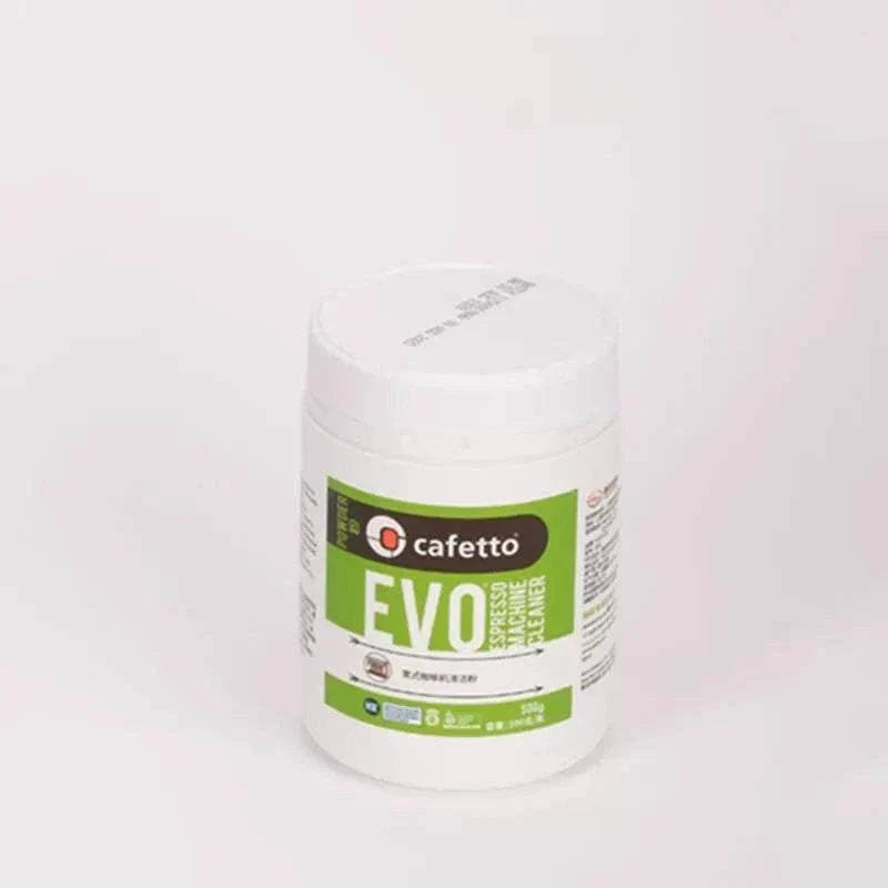 Cafetto EVO Organic 500g espresso machine cleaner powder jar