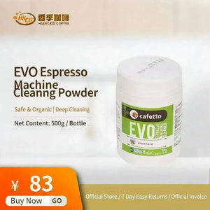 Cafetto EVO Organic espresso machine cleaner powder 500g jar