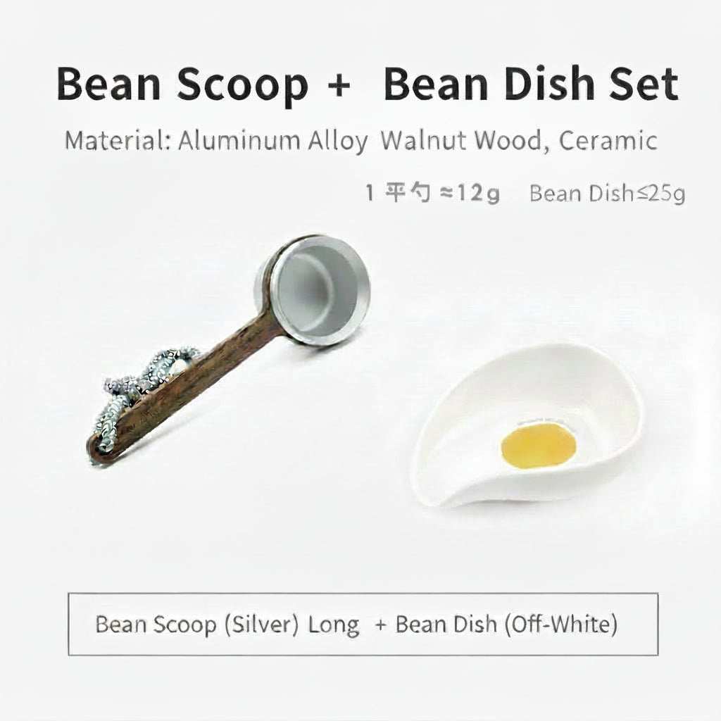 ceramic coffee bean dosing tray with ergonomic spout in vibrant colors