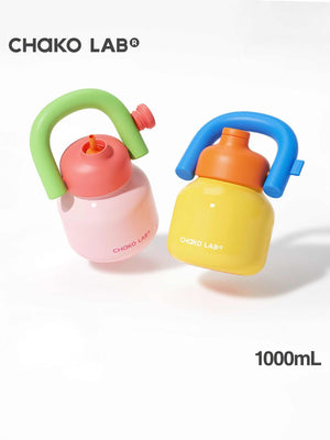 Chako Lab 1000ml portable water bottle with ceramic liner and handle
