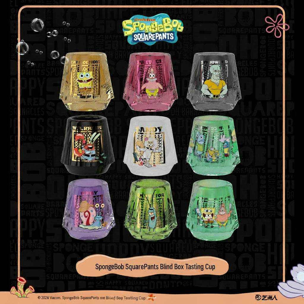 Cucinare SpongeBob 25th anniversary crystal glass coffee cup blind box