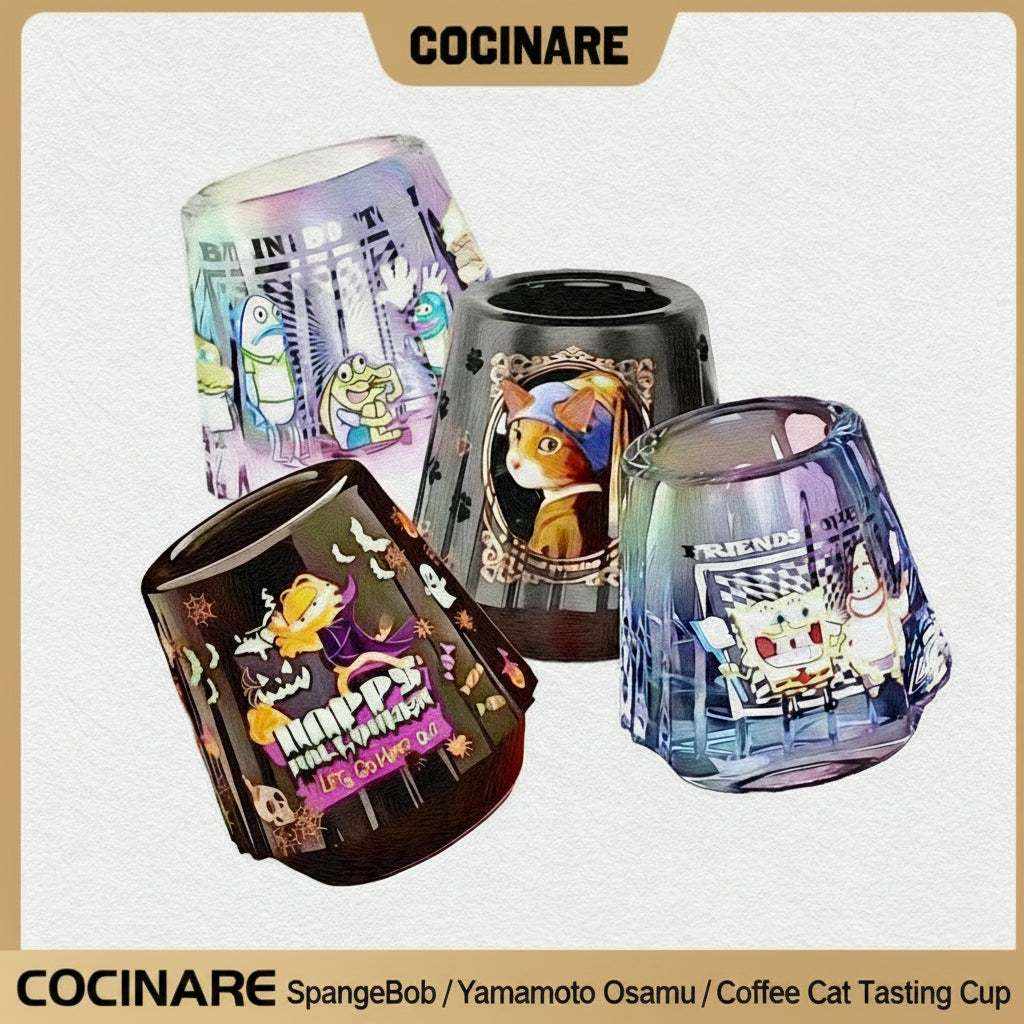 Cucinare SpongeBob SquarePants 25th anniversary crystal glass coffee cups