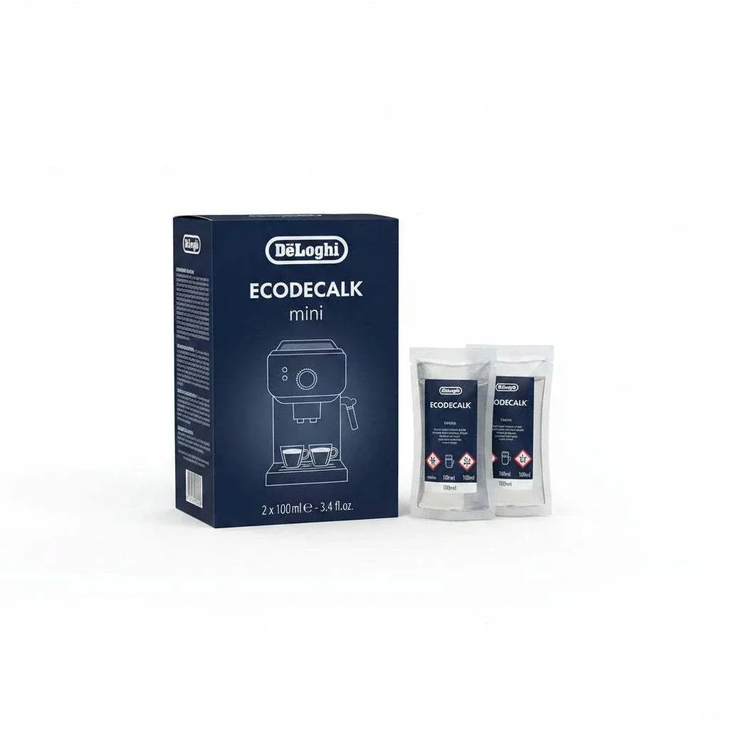 DeLonghi EcoDecalk Mini 2x100ml coffee machine descaler bottles