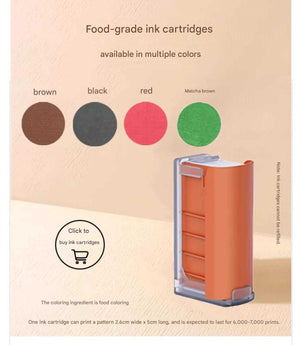 EVEBOT PrintPen food-grade edible ink cartridge for food printing