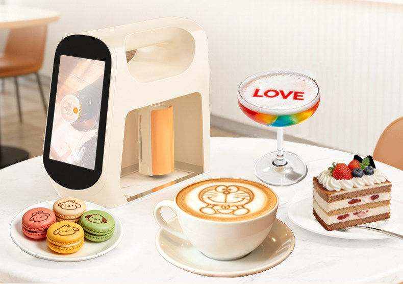 **EVEBOT Smart Portable Edible Food Printer for Coffee & Cakes**