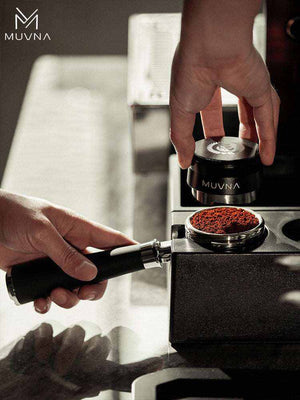 MUVNA bottomless espresso portafilter with silicone handle