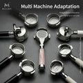 MUVNA Lucia premium misty pink espresso portafilter with stainless steel