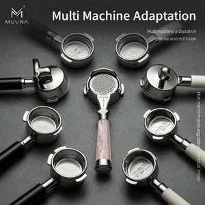 MUVNA Lucia premium misty pink espresso portafilter with stainless steel