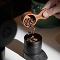 MUVNA Palm Mini compact digital espresso scale with timer black