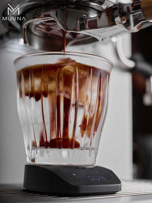 MUVNA Palm Mini digital espresso scale with timer and LED display