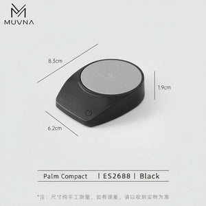 MUVNA Palm Mini digital espresso scale with timer in black