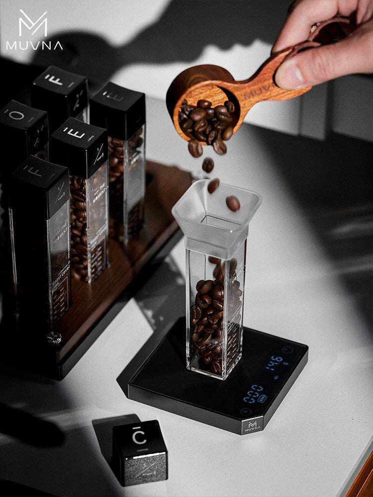 MUVNA smart digital coffee scale with timer for espresso