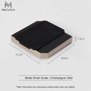 MUVNA Smart Digital Coffee Scale with timer and LED display for espresso