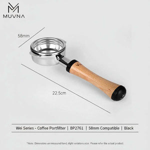 MUVNA V Series portafilter dimensions photo, model BP2761