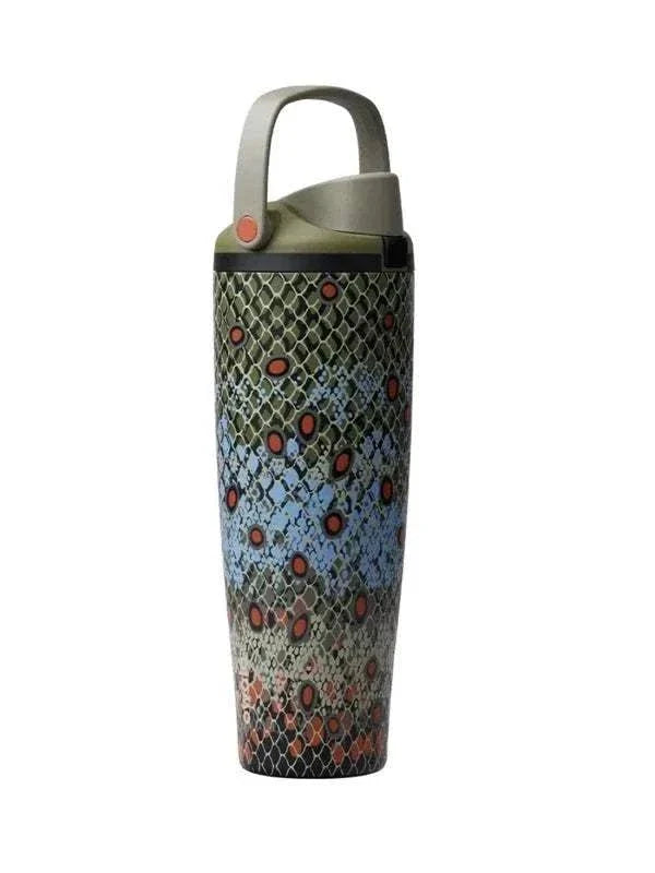 Owala FreeSip Off The Hook insulated water bottle with textured grip and flip lid