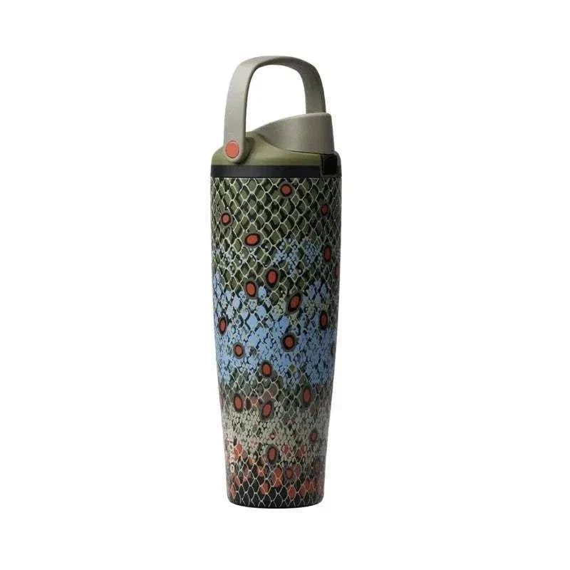 Owala FreeSip Off The Hook insulated water bottle with textured grip and flip lid