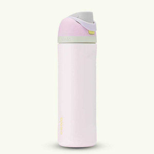 Owala FreeSip insulated stainless steel water bottle with leak-proof lid and built-in straw