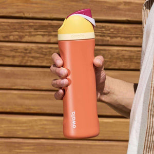 Owala FreeSip insulated stainless steel water bottle with built-in straw and leak-proof lid