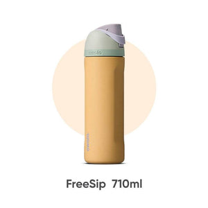 Owala FreeSip insulated stainless steel thermos cup with flip lid and carry loop