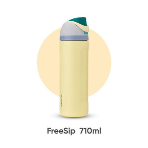 Owala FreeSip insulated stainless steel water bottle with leak-proof lid and straw