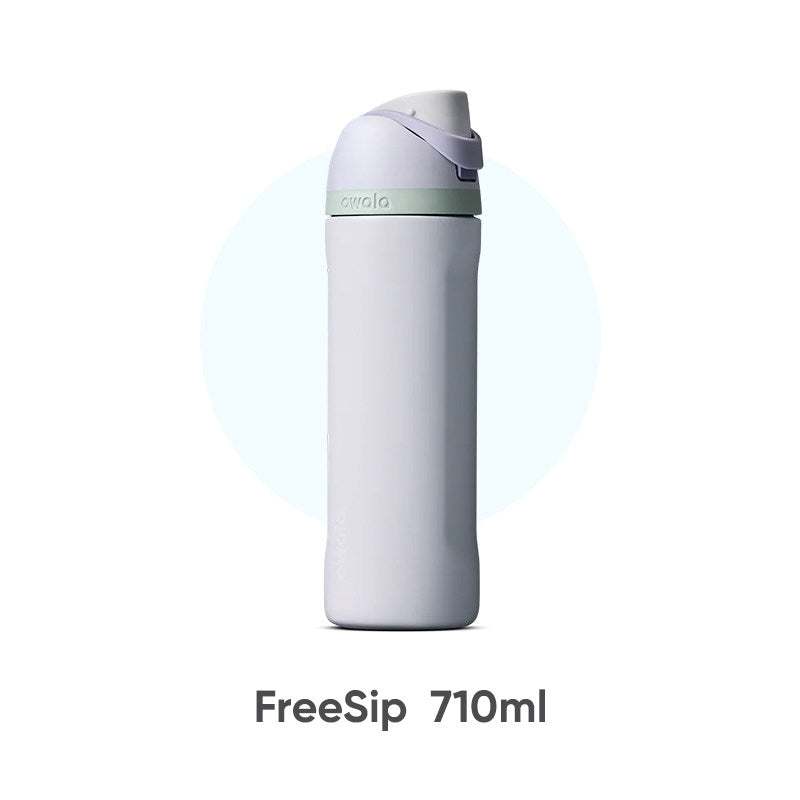 OWALA Thermos Cup insulated stainless steel water bottle with FreeSip lid