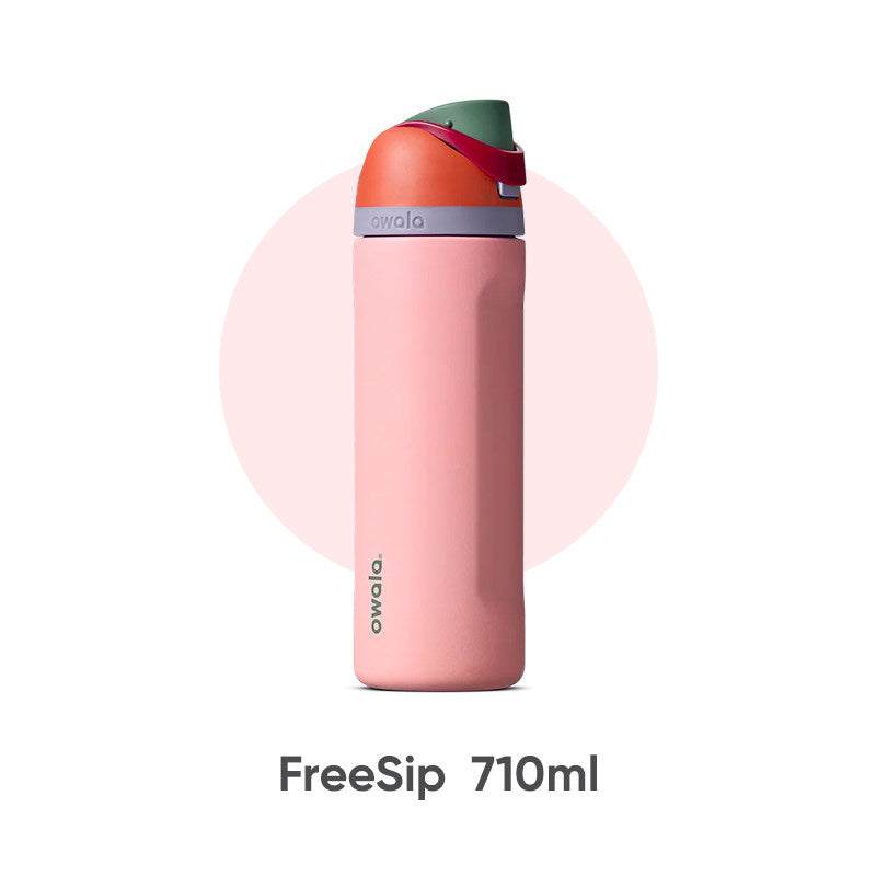 Owala FreeSip insulated stainless steel water bottle with leak-proof lid