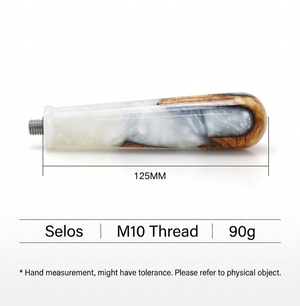 Stainless steel espresso portafilter with resin wood handle for coffee machine
