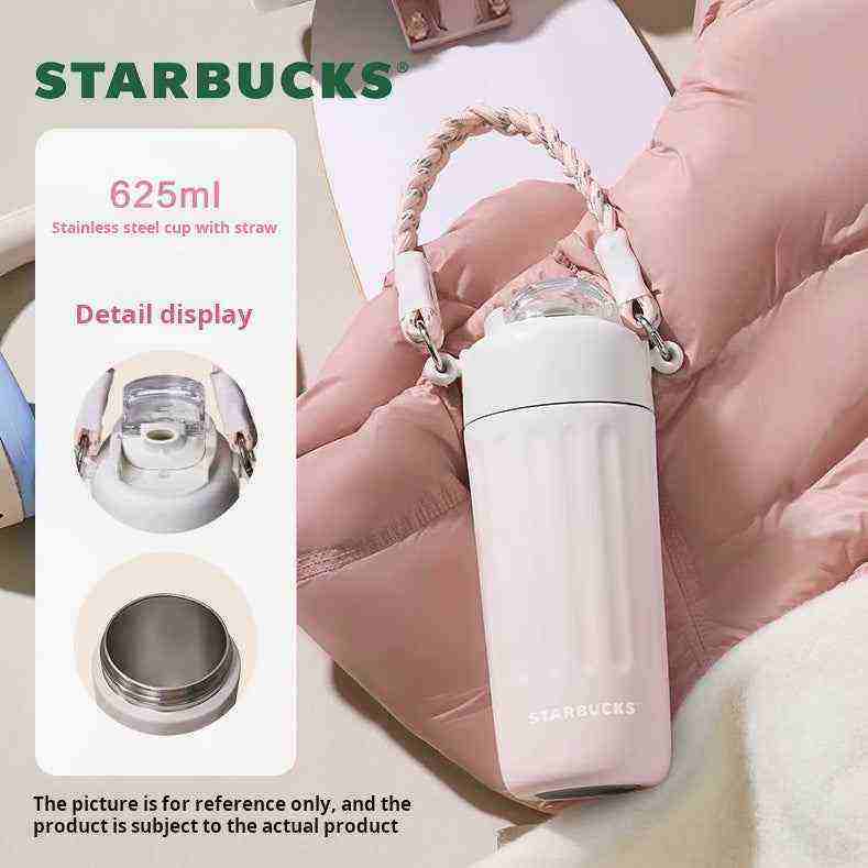 Starbucks Pink Summer Collection stylish eco-friendly cups and tumblers with handles and straps