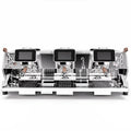 Wendougee coffee machine semi-automatic commercial three-head espresso maker in professional cafe setting