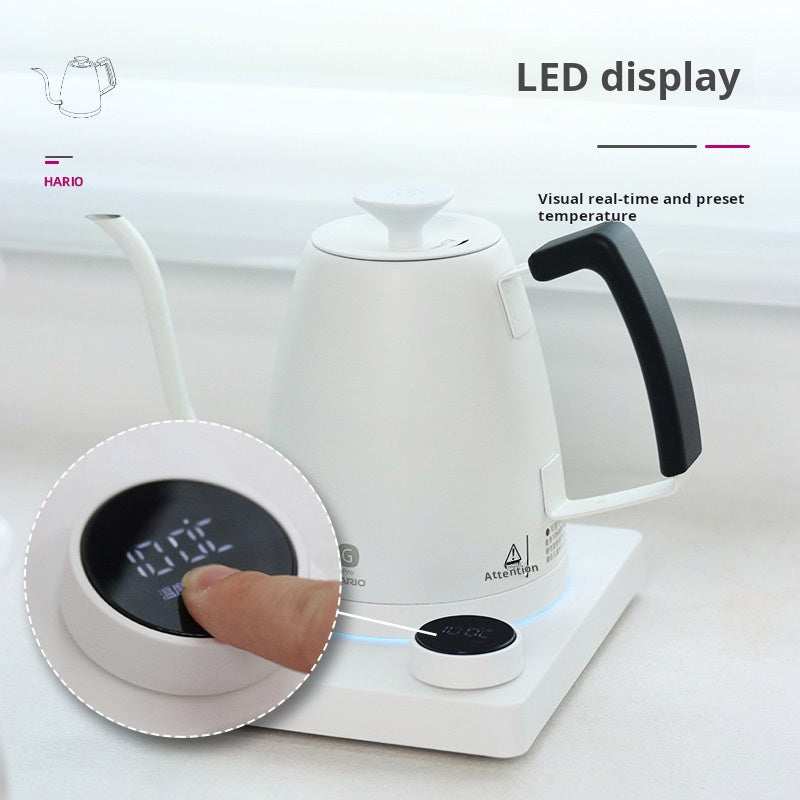 New Hario Temperature Control Pour-over Pot  Stainless Steel  Smart Thermostat