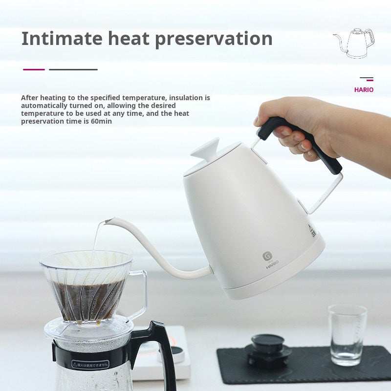 New Hario Temperature Control Pour-over Pot  Stainless Steel  Smart Thermostat