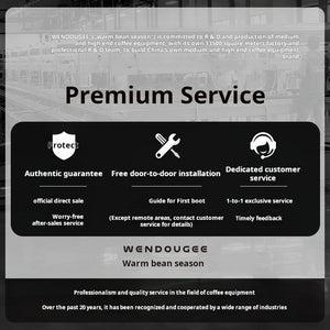 Wendougee SDRAGON-SAT dual-boiler espresso machine with touchscreen for high-volume coffee shops