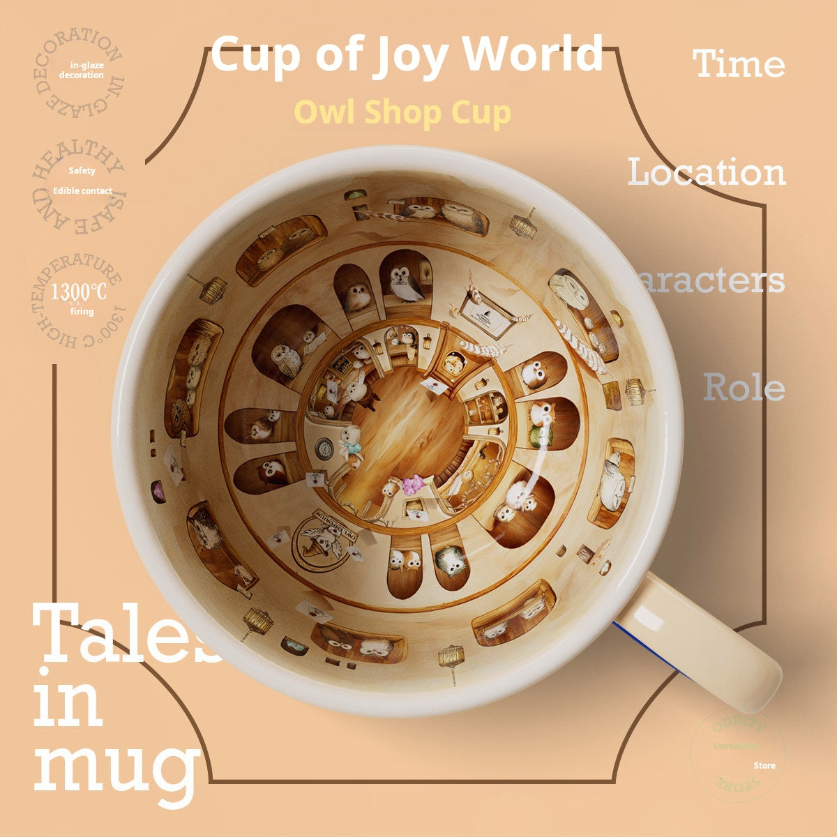 Van Gogh x Harry Potter Magical Glazed Ceramic Mug | Artistry Meets Wizardry 🧙️
