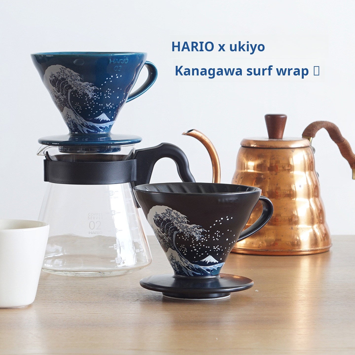 HARIO x Ukiyo-e Edition V60 Ceramic Dripper | The Soul of Japanese Art