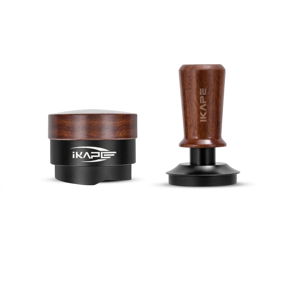 Specifications photo of the IKAPE V3 tamper and leveler set, 53.3mm